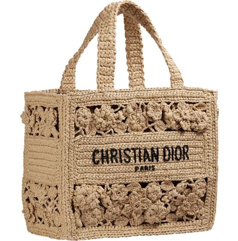 dior crochet book tote|dior book tote 2023.